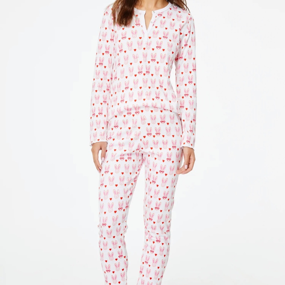 Roller Rabbit Lovestruck Bunny Pajamas
